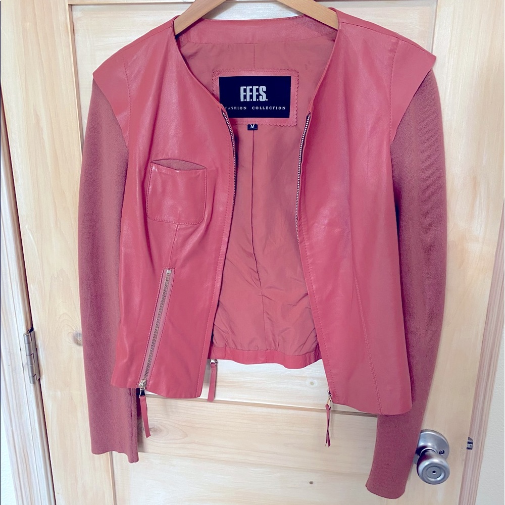 Leather jacket